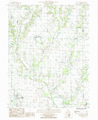 Carte Topographique USGS 1955 – Sailor Springs, Illinois, Originale Vintage